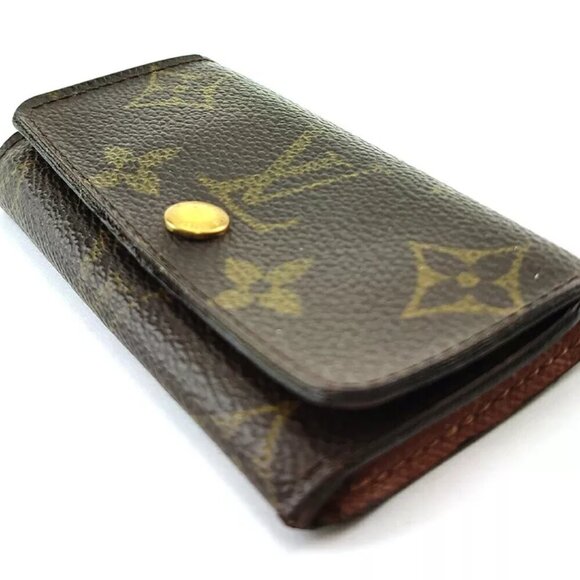 LOUIS VUITTON Key Case Monogram Beige Monogram Canvas Authentic USED T20103 - Picture 5 of 7